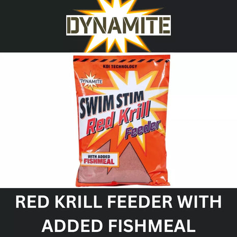DYNAMITE SWIM STIM RED KRILL FEEDER WITH ADDED FISHMEAL 1.8kg