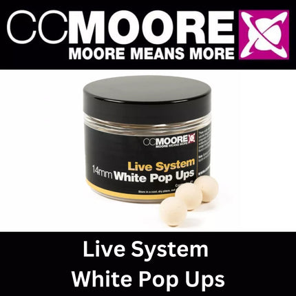 CCMOORE Live System 13-14mm White Pop Ups