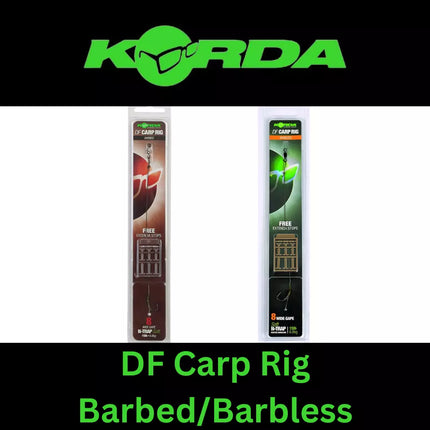 KORDA DF CARP RIG BARBED & BARBLESS *All Sizes*