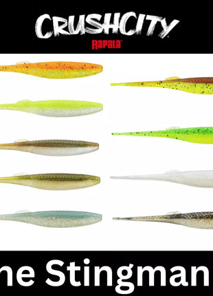 CRUSHCITY The Stingman 4-Inch Soft Bait | Multiple Colors
