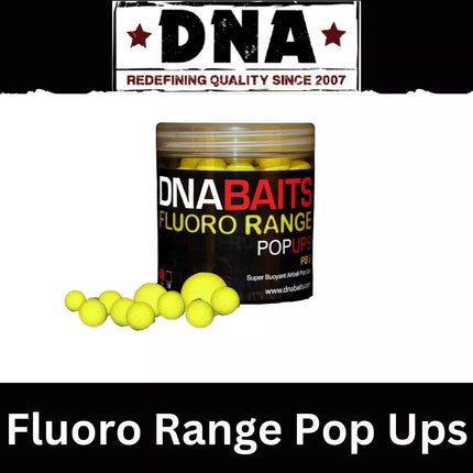 DNA BAITS Fluoro Range Pop Ups