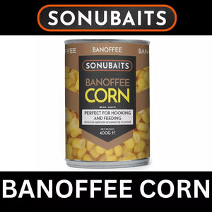 SONUBAITS BANOFFEE CORN PERFECT FOR HOOKING AND FEEDING 400g