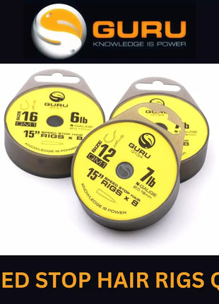 GURU SPEED STOP HAIR RIGS QM1 15’’