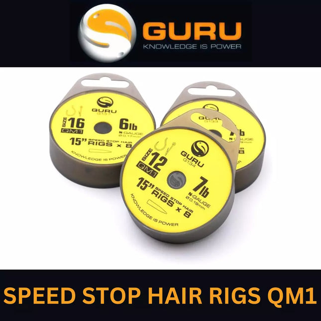 GURU SPEED STOP HAIR RIGS QM1 15’’