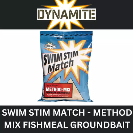 DYNAMITE SWIM STIM MATCH METHOD MIX FISHMEAL GROUNDBAIT 1.8kg