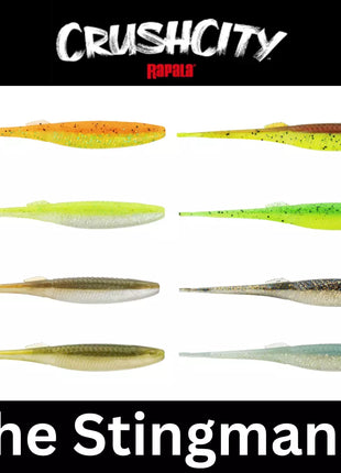 CRUSHCITY The Stingman 3-Inch Soft Bait | Multiple Colors