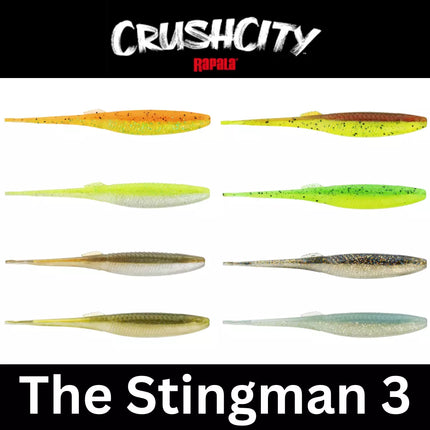 CRUSHCITY The Stingman 3-Inch Soft Bait | Multiple Colors