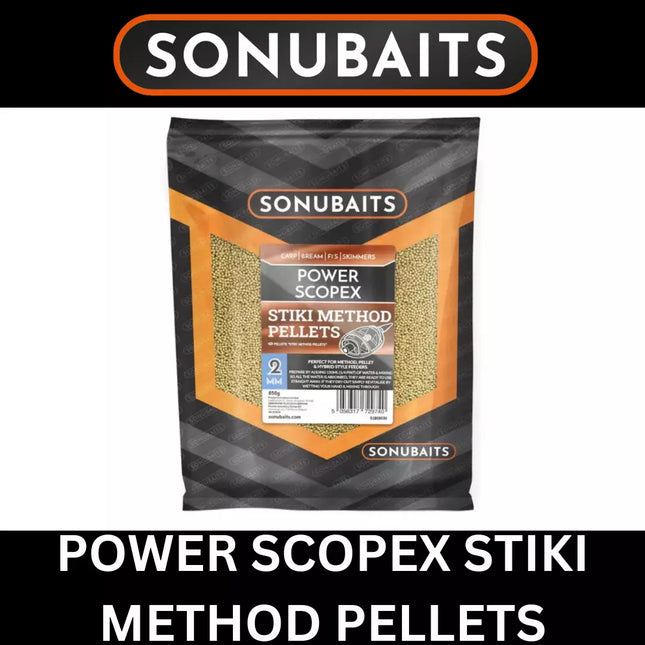 SONUBAITS POWER SCOPEX STIKI METHOD PELLETS 2mm / 4mm 650g