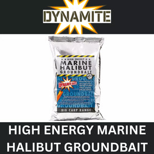 DYNAMITE HIGH ENERGY MARINE HALIBUT GROUNDBAIT BIG CARP RANGE 1kg