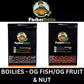 Parker Baits Boilies OG Fish 14mm, 18mm Shelf Life 1kg/5J