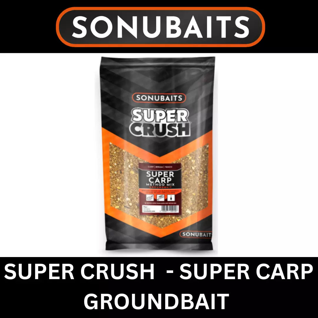 SONUBAITS SUPERCRUSH SUPER CARP METHOD MIX GROUNDBAIT 2kg