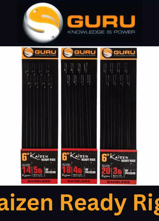 GURU SUPER LWG BANDED READY RIGS BARBLESS 6’’