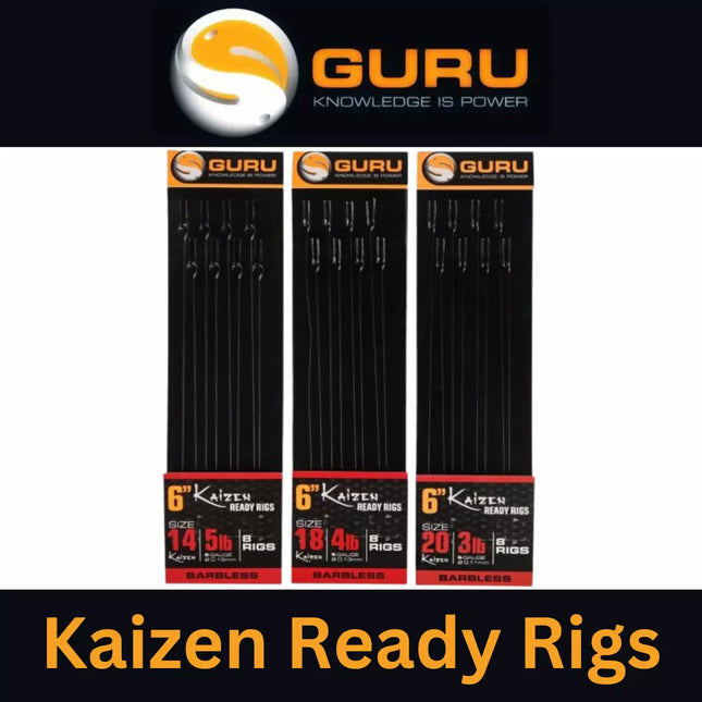 GURU SUPER LWG BANDED READY RIGS BARBLESS 6’’