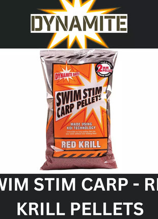 DYNAMITE SWIM STIM RED KRILL PREMIUM PELLET 2mm/3mm/6mm/8mm