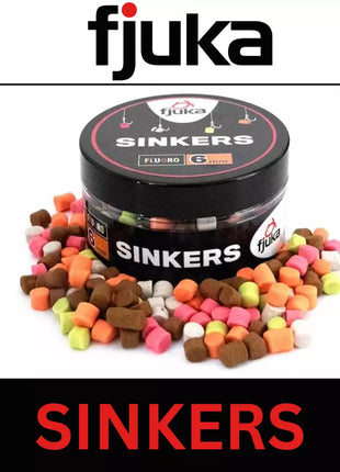 FJUKA SINKERS FLUORO 50g 6mm / 8mm / 11mm