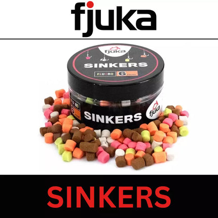 FJUKA SINKERS FLUORO 50g 6mm / 8mm / 11mm