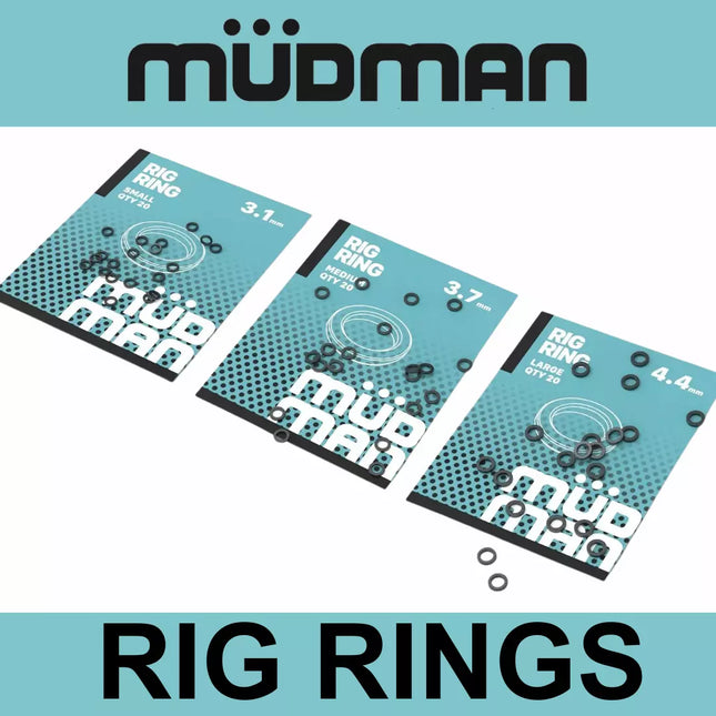 MUDMAN RIG RING *Sizes* SMALL 3.1mm / MEDIUM 3.7mm / LARGE 4.4mm