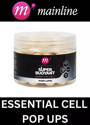 MAINLINE SUPER BUOYANT ESSENTIAL CELL POP-UPS WHITE 13mm 150ml