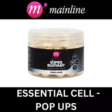 MAINLINE SUPER BUOYANT ESSENTIAL CELL POP-UPS WHITE 13mm 150ml