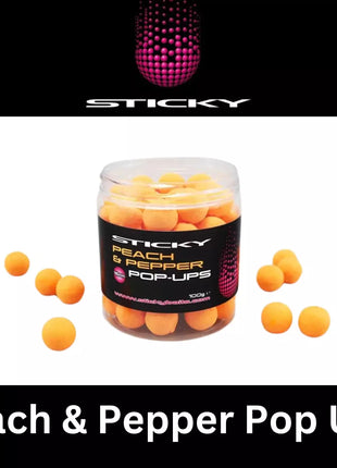 STICKY Peach & Pepper Pop Ups - 100g