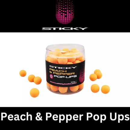 STICKY Peach & Pepper Pop Ups - 100g