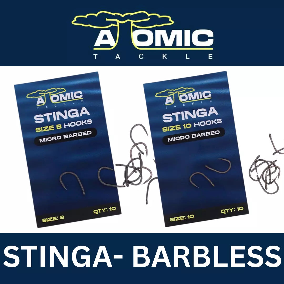 Atomic Tackle Stinga Barbless Size 8, 10