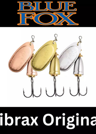 BLUE FOX Vibrax Original Spinners - Lure Fishing - Various Sizes