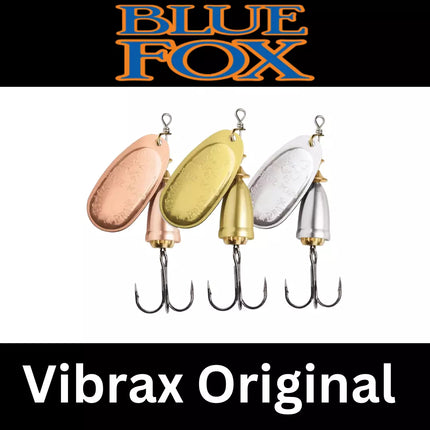 BLUE FOX Vibrax Original Spinners - Lure Fishing - Various Sizes