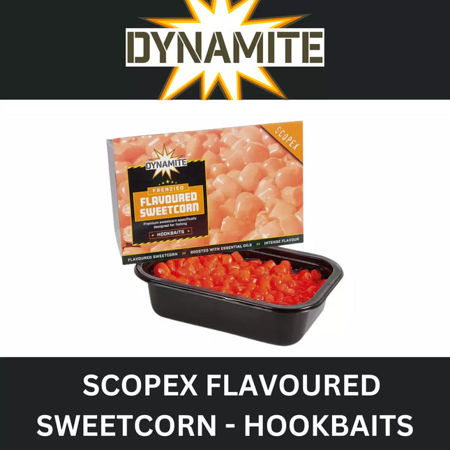 DYNAMITE FRENZIED FLAVOURED SWEETCORN SCOPEX HOOKBAITS