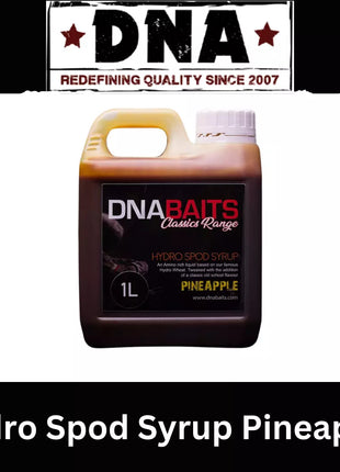 DNA BAITS Classic Range Hydro Spod Syrup Pineapple - 1L
