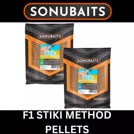 SONUBAITS F1 STIKI METHOD PELLETS 2mm / 4mm 650g