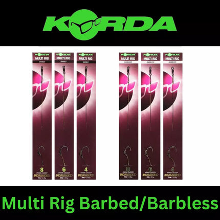 KORDA MULTI RIG BARBED & BARBLESS *All Sizes*