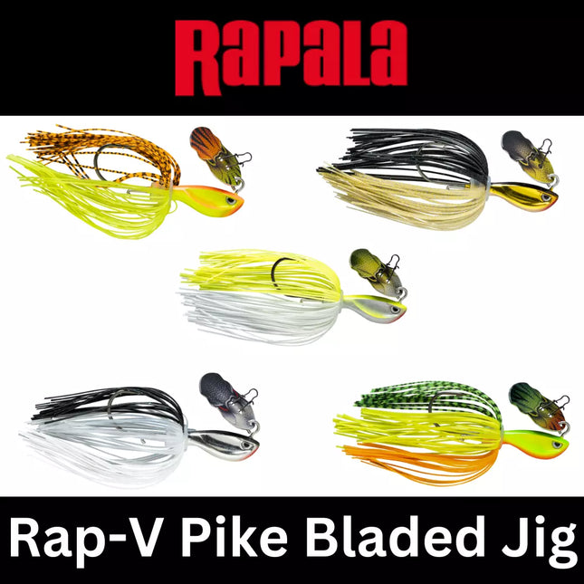 RAPALA - Rap-V Pike Bladed Jig 17g - Multiple Colours