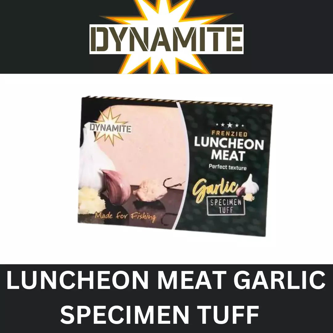 DYNAMITE FRENZIED LUNCHEON MEAT PERFECT TEXTURE GARLIC SPECIMEN TUFF