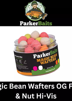 Parker Baits Magic Bean Wafters OG Fruit & Nut Hi-Vis 12mm/15mm