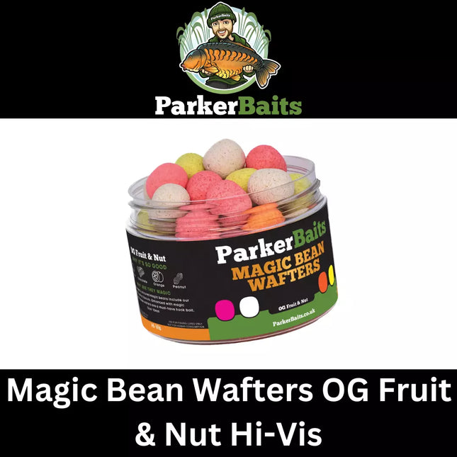 Parker Baits Magic Bean Wafters OG Fruit & Nut Hi-Vis 12mm/15mm