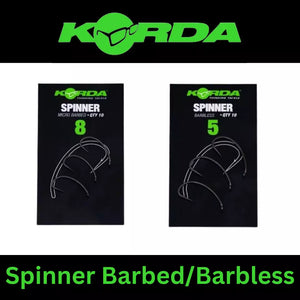 KORDA SPINNER BARBED & BARBLESS