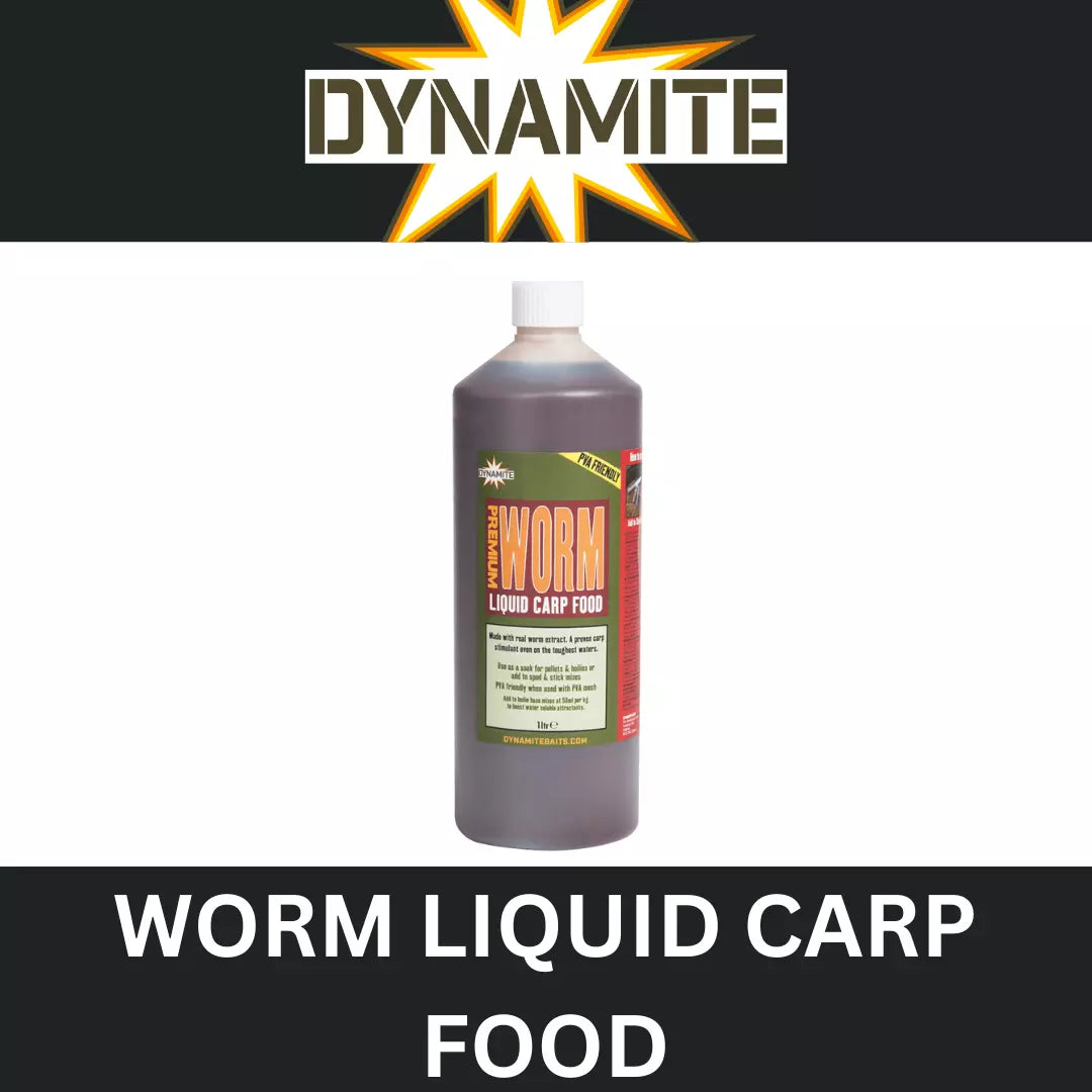 DYNAMITE PREMIUM WORM LIQUID CARP FOOD 1L