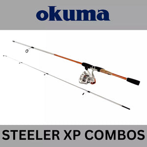 OKUMA Spinning Combo Steeler XP Combos - Orange 195cm 4-15g