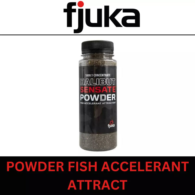 FJUKA HALIBUT SENSATE POWDER FISH ACCELERANT ATTRACTANT