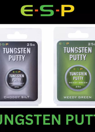 ESP TUNGSTEN PUTTY 25g CHODDY SILT / WEEDY GREEN