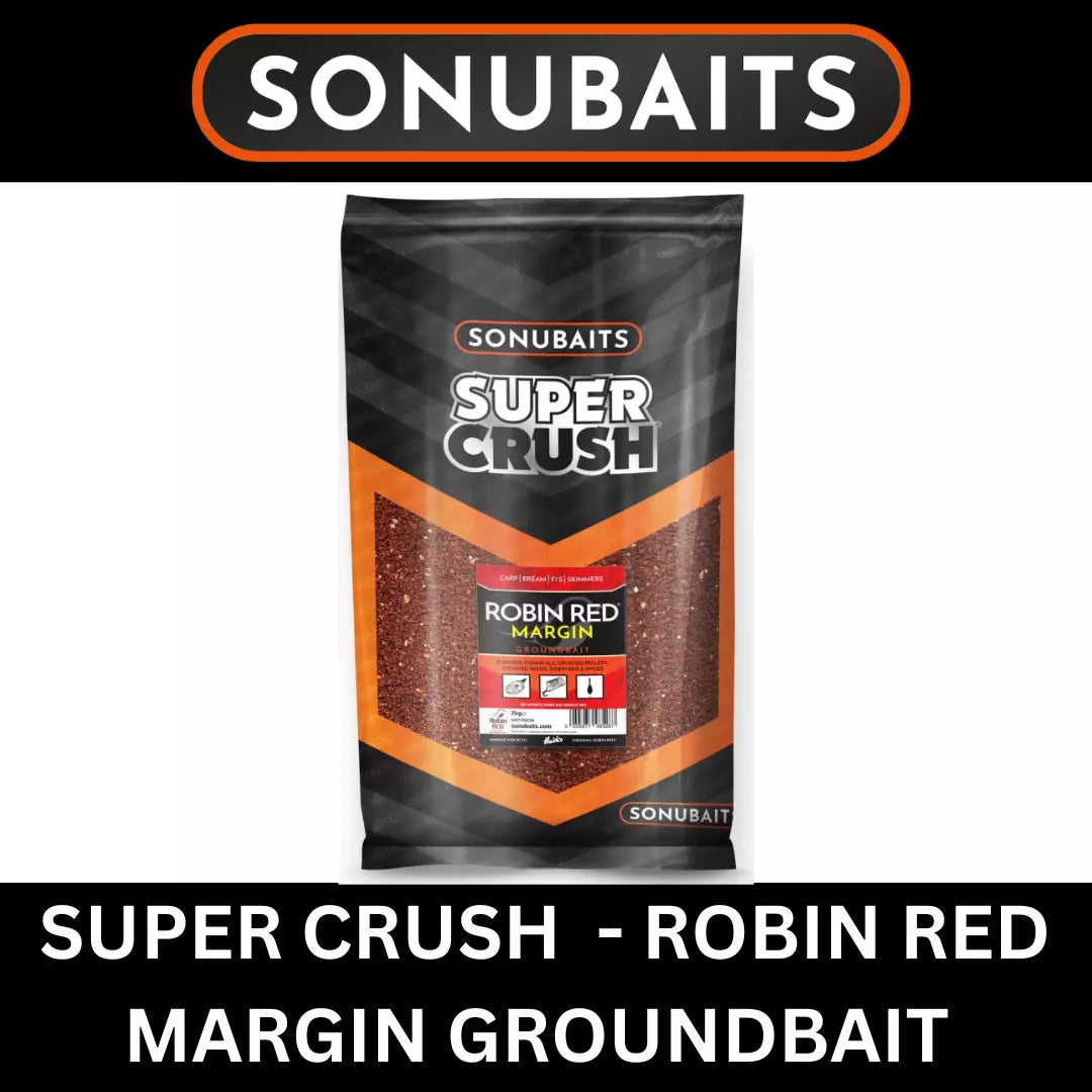 SONUBAITS SUPERCRUSH ROBIN RED MARGIN GROUNDBAIT 2kg