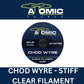 Atomic Tackle CHOD WYRE STIFF CLEAR FILAMENT - 20m - 20lb & 25lb