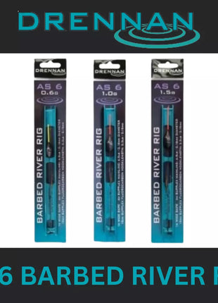DRENNAN AS 6 BARBED RIVER RIG 0.6g / 1.0g / 1.5g