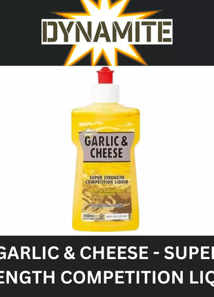 DYNAMITE GARLIC & CHEESE -  LIQUID PELLET & GROUNDBAIT ENHANCER