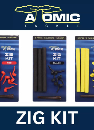 Atomic Tackle Zig Kit Black, Yellow, Red