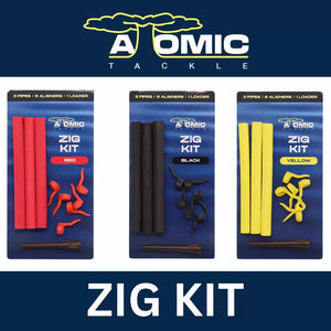 Atomic Tackle Zig Kit Black, Yellow, Red