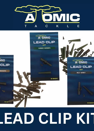 Atomic Tackle Lead Clip Kit- All Colours