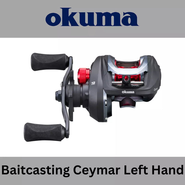 OKUMA Baitcasting Ceymar Left handed Bait Casters - 101 LH