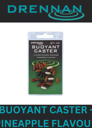 DRENNAN BUOYANT CASTERS 4 MIXED NATURAL COLOURS PINEAPPLE FLAVOUR